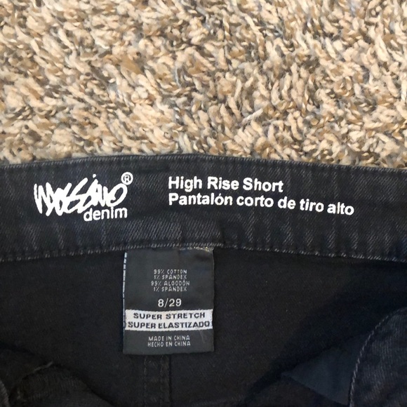 Black Jean Shorts - Picture 3 of 3